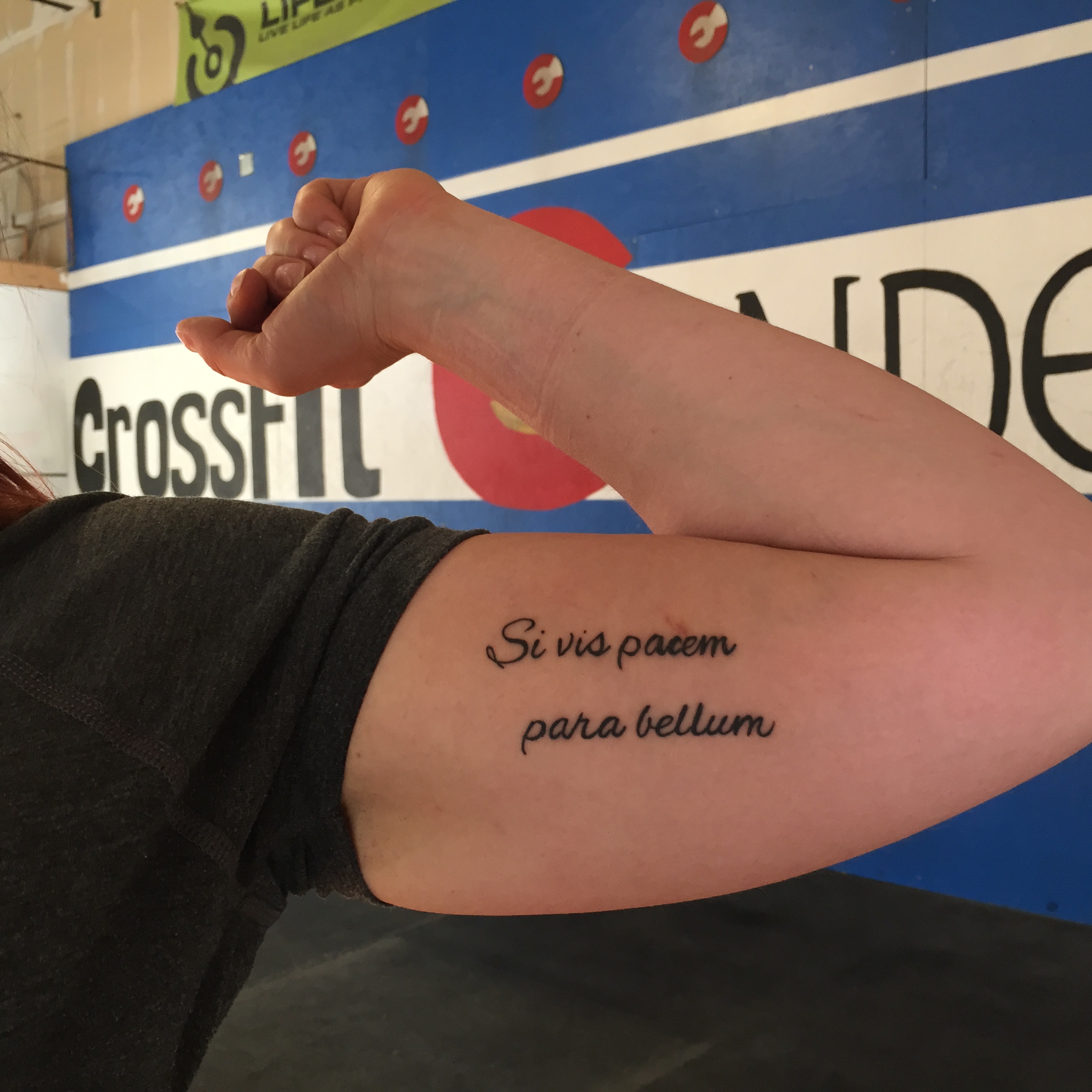 Sic Vis Pacem Para Bellum Tattoo