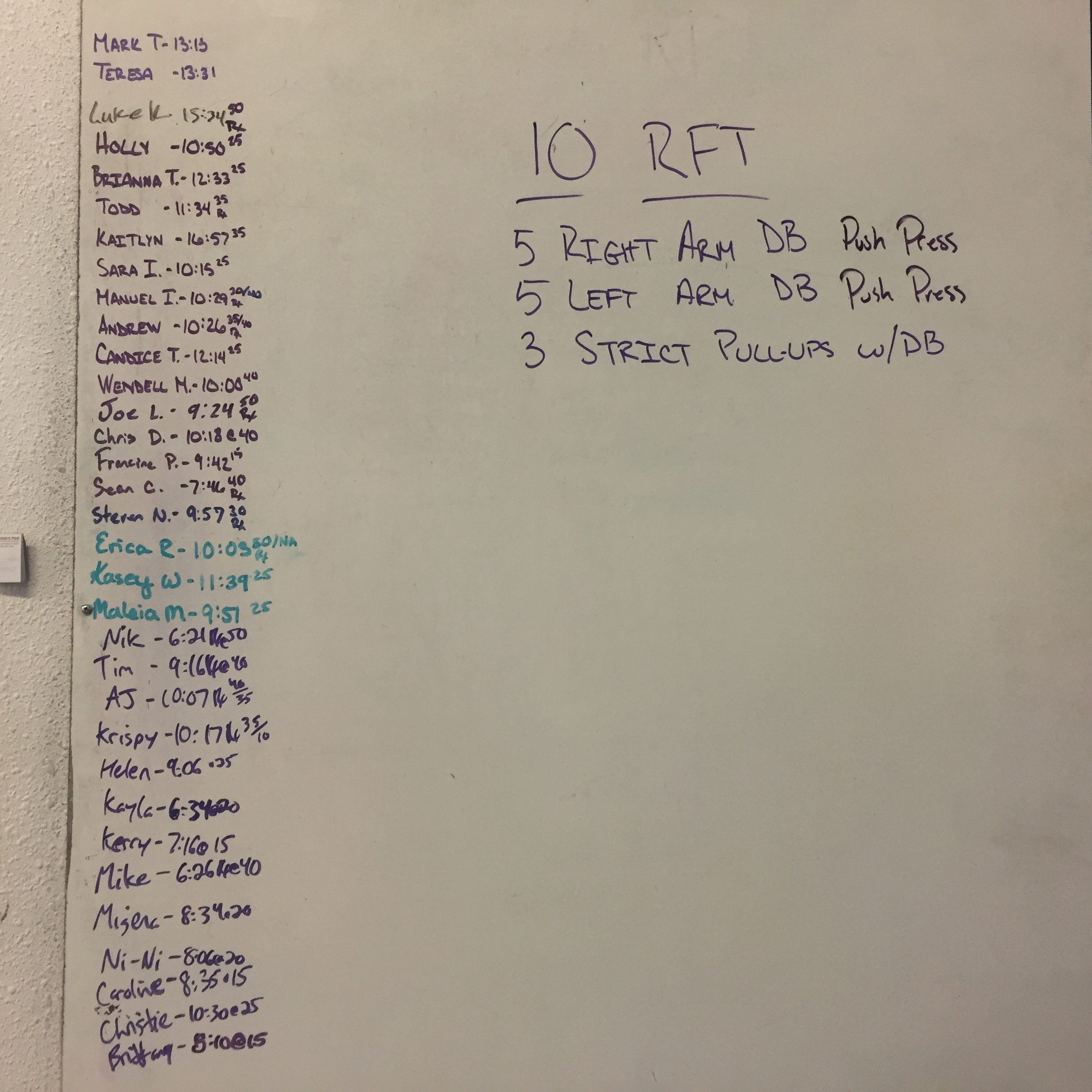 db push press wod